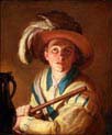 the flute player